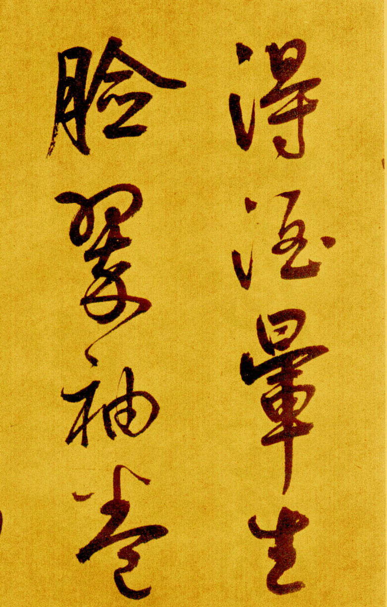 鲜于枢草书《苏轼海棠诗卷》-北京故宫博物院藏 (图8)