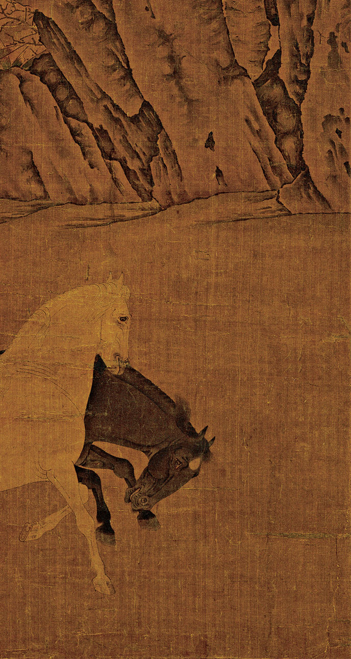 韩干《猿马图》-台北故宫博物院(图7)