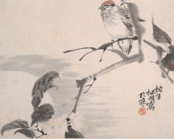 任伯年《花鸟蔬果册页》