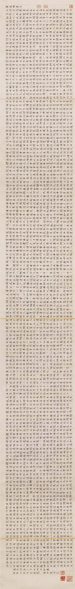 郭尚先《楷书黄庭内景经卷》