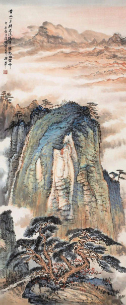 梁树年山水画41幅